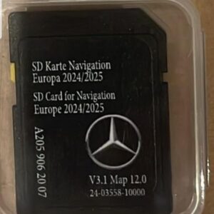 MERCEDES NTG5.5 AUDIO 20 V12 SAT NAV MAP UPDATE SD CARD EUROPE 2024/2025