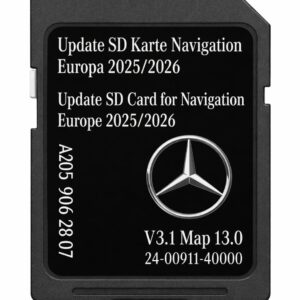 MERCEDES NTG5.5 AUDIO 20 SAT NAV MAP UPDATE SD CARD EUROPE 2026