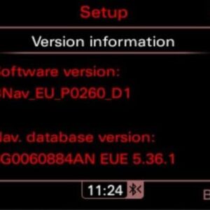 Audi MMI 3G Basic Sat Nav Map Update EUROPE 2023/2024