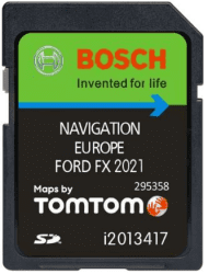 FORD FX  SAT NAV MAP UPDATE SD CARD EUROPE 2022