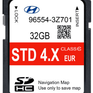 HYUNDAI GEN 4 SAT NAV MAP UPDATE SD CARD EUROPE 2023/2024