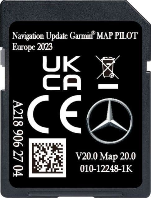 MERCEDES-BENZ GARMIN MAP PILOT A2189062704 V20 SAT NAV UPDATE SD CARD EUROPE 2025