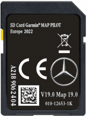 MERCEDES-BENZ GARMIN MAP PILOT A2189062204 V19 SAT NAV UPDATE SD CARD EUROPE 2023