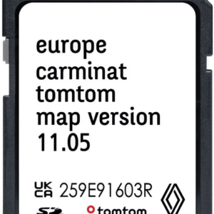 RENAULT CARMINAT SAT NAV MAP UPDATE V11.05 SD CARD EUROPE 2023/2024