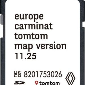 RENAULT CARMINAT SAT NAV MAP UPDATE V11.25 SD CARD EUROPE 2024/2025