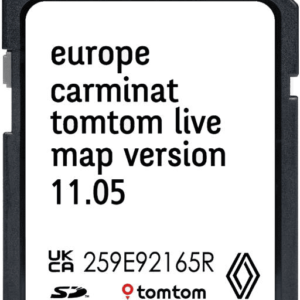 RENAULT CARMINAT LIVE SAT NAV MAP UPDATE SD CARD EUROPE 2023/2024