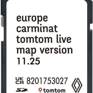 RENAULT CARMINAT LIVE SAT NAV MAP UPDATE SD CARD EUROPE 2024/2025