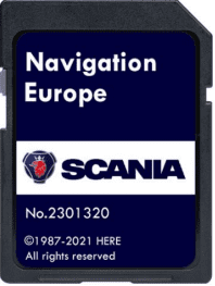 SCANIA TRUCK SAT NAV MAP UPDATE SD CARD EUROPE 2023