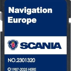 SCANIA TRUCK SAT NAV MAP UPDATE SD CARD EUROPE 2025