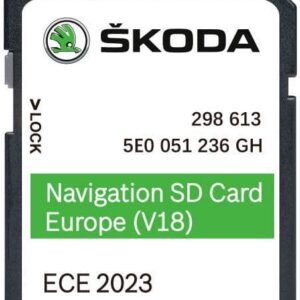 SKODA AMUNDSEN MIB1 AT SAT NAV MAP UPDATE SD CARD 2023