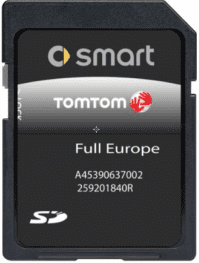 SMART 453 SAT NAV MAP UPDATE SD CARD EUROPE 2023/2024