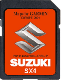 SUZUKI GARMIN SAT NAV MAP UPDATE SD CARD EUROPE 2022