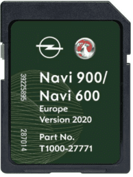 VAUXHALL / OPEL NAVI 600 / 900 SAT NAV MAP UPDATE SD CARD 2020