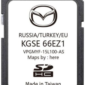 MAZDA SAT NAV MAP UPDATE SD CARD EUROPE 2024/2025